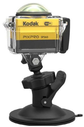 KODAK SP360 EXPLORER PACK - Montage de ventouse : pour l'attachment de pare-brise d'automotive (ou surfaces lisses) - 4