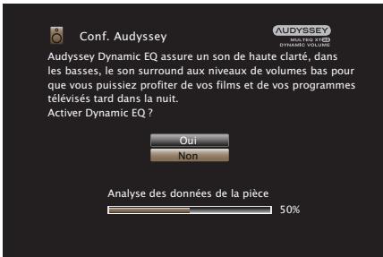 MARANTZ SR6010/N1SG - Effectuez le paramétrage de audyssey dynamic EQ® et audyssey dynamic volume®. - 1