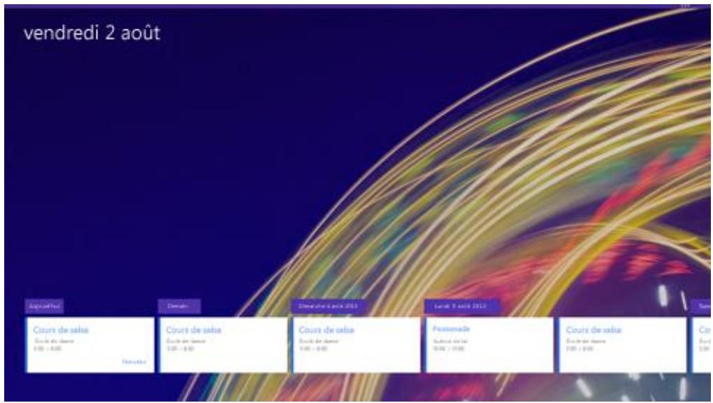 MICROSOFT SURFACE 32 GO RT - Calendrier et rappels - 1