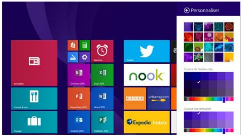 MICROSOFT SURFACE 32 GO RT - Couleurs et arrière-plan - 1