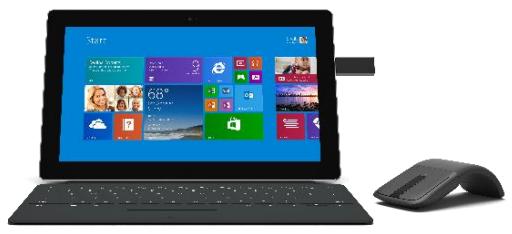 MICROSOFT SURFACE 32 GO RT - Utilisation d'une souris - 1