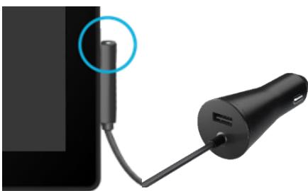 MICROSOFT SURFACE 32 GO RT - Chargeur voiture allume-cigare via USB - 1