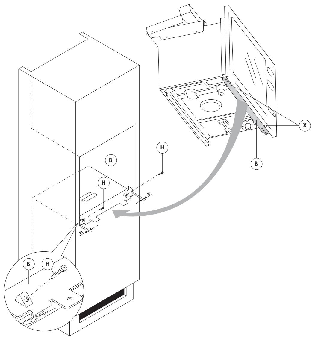ARISTON MWA 211 WH BLANC - INSTALLATION DANS UN MEUBLE - 3