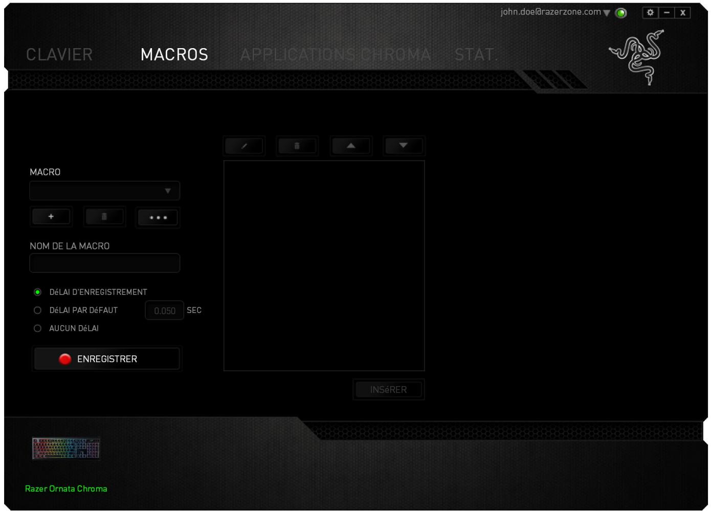 RAZER NC - ONGLET MACROS - 2