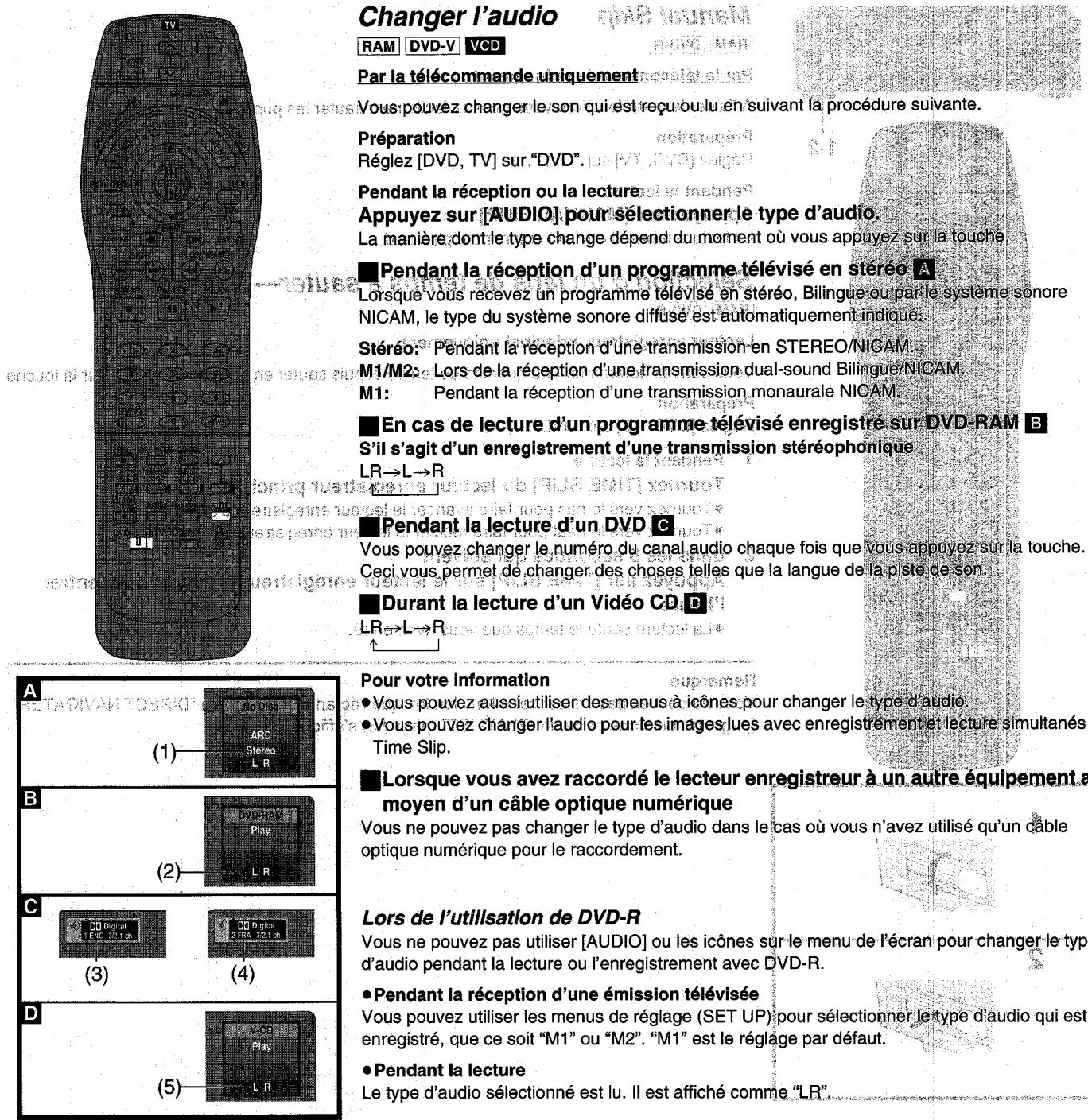 PANASONIC DMR-E20 - Remarque - 3