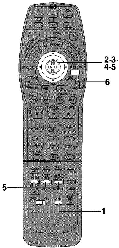 PANASONIC DMR-E20 - Pour arrêter le réglage automatique de l'horloge - 1