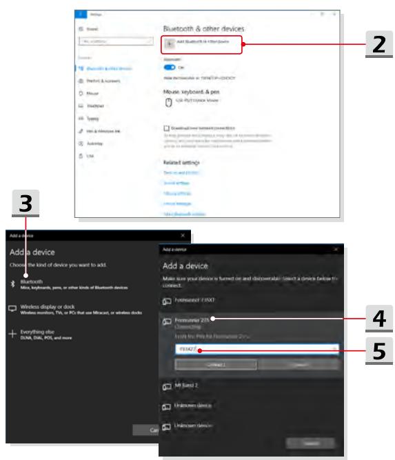 MSIPC GL75_9SE_206FR - Appairer des périphériques bluetooth - 1