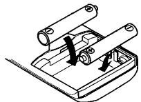 DENON CDR-M30 - Insertion des piles - 2
