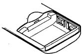 DENON CDR-M30 - Insertion des piles - 1