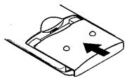 DENON CDR-M30 - Insertion des piles - 3
