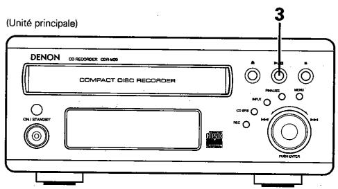 DENON CDR-M30 - Lecture dans un ordre aléatoire (télécommande seulement) - 1