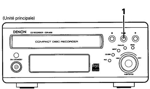 DENON CDR-M30 - Arrêt momentané de la lecture - 1