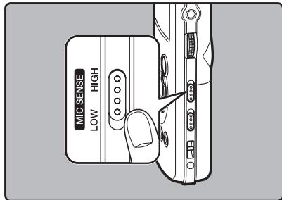 OLYMPUS LS-5 - Sensibilité du microphone - 1