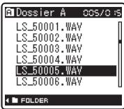 OLYMPUS LS-5 - Déplacer des fichiers [déplacement] - 2