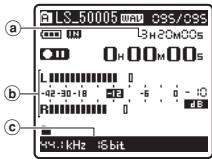 OLYMPUS LS-5 - Appuyez sur la touche REC ● et préparez-vous à enregistrer. - 1