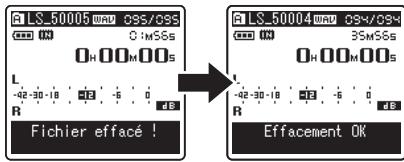 OLYMPUS LS-5 - Appuyez sur la touche /0K. - 1