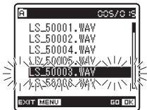 OLYMPUS LS-5 - Appuyez sur la touche OK ou i. - 2