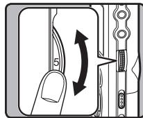 OLYMPUS LS-5 - Utilisez la molette REC LEVEL pour ajuster le niveau d'enregistrement. - 1