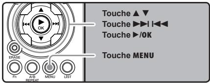 OLYMPUS LS-5 - Déplacer des fichiers [déplacement] - 1