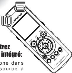 OLYMPUS LS-5 - Dirigez le microphone vers la source sonore originale - 1