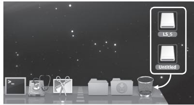 OLYMPUS LS-5 - Déconnecter l'enregistreur de ce PC - 2