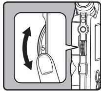 OLYMPUS LS-5 - Utilisez la molette volume pour ajuster à un volume d'écoute confortable. - 1