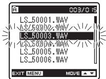 OLYMPUS LS-5 - Appuyez sur la touche OK ou i. - 1