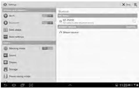 CABASSE STREAM SOURCE - BLUETOOTH CONNECTION TO AN ANDROID TABLET - 1