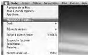 Finder Fichier Finition Prépresentation Ailer Fichier Ailer À process de ce Mac Mise à jour de logiciels... App Store... Périences Systèmes... Dock Éléments récents Forced à quitter Finder C:\0.MQ Suspendre l'activité Redemanner... Entraîne... Former la session 0.MQ