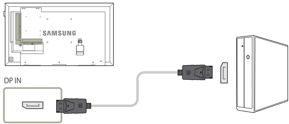 ASUS DB40E4257944 - Connexion à l'aide d'un cable DP - 1