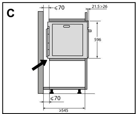 DE DIETRICH DFP8363G - Choix de l'emplacement et encastrement - 2
