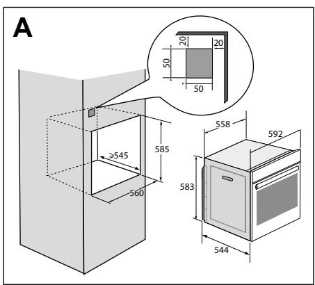 DE DIETRICH DFP8363G - ELECCION DEL EEMPLAZAMIENTO Y EMPOTRADO - 1