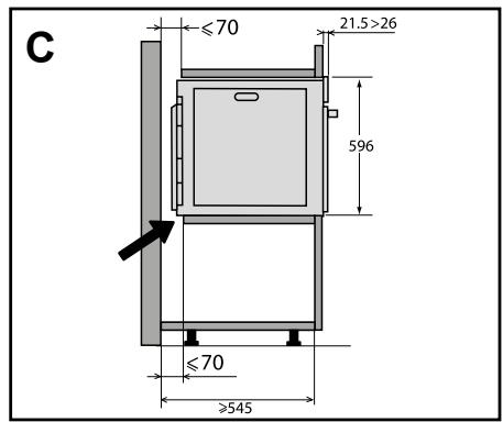DE DIETRICH DFP8363G - WYBOR MIEJSCA INSTALLACJI WBUDOWANIA - 2