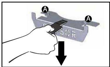 DE DIETRICH DFP8363G - DEMONTERING OG MONTERING AV «SENSOR» -PLATEN " - 1