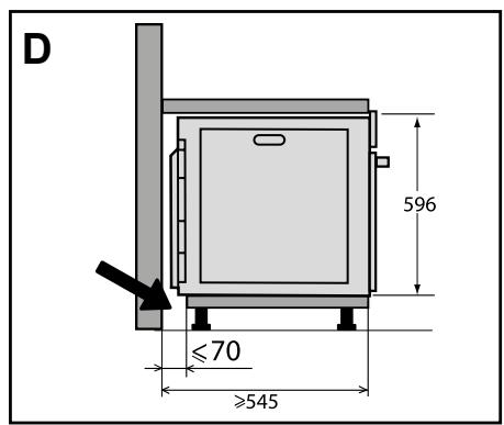 DE DIETRICH DFP8363G - Choix de l'emplacement et encastrement - 4