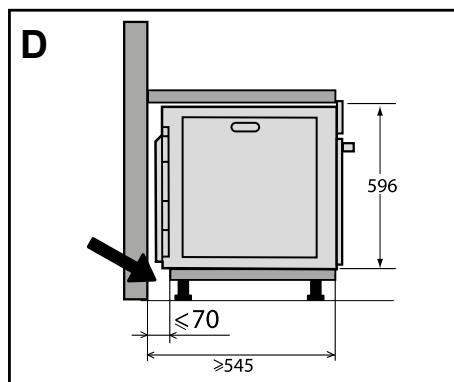 DE DIETRICH DFP8363G - ELECCION DEL EEMPLAZAMIENTO Y EMPOTRADO - 4
