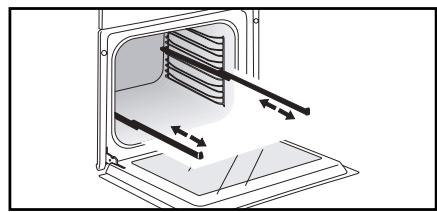 DE DIETRICH DFP8363G - INSTALLERING OG DEMONTERING AV GLIDESKINNENE - 1