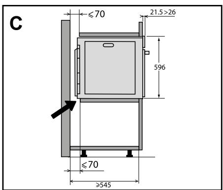 DE DIETRICH DFP8363G - ELECCION DEL EEMPLAZAMIENTO Y EMPOTRADO - 3