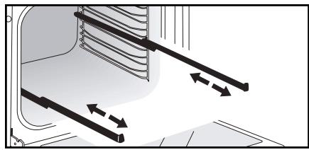 DE DIETRICH DFP8363G - INSTALLATIE EN DEMONTAGE VAN DE SCHUIFRAILS - 1