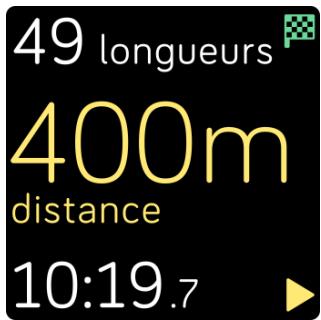 FITBIT VERSA NOIR - Affichage de vos statistiques pendant l'exercice - 1