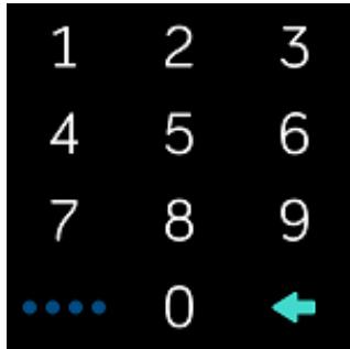 FITBIT VERSA NOIR - Configuration du système de verrouillage - 1