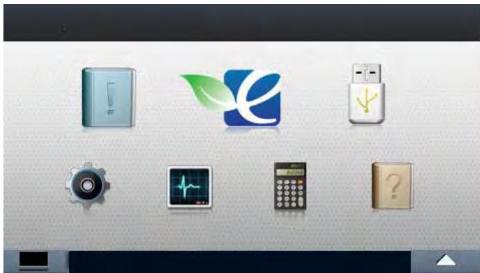 SAMSUNG Sl-/3820ND - Présentation de l'écran d'accueil - 1