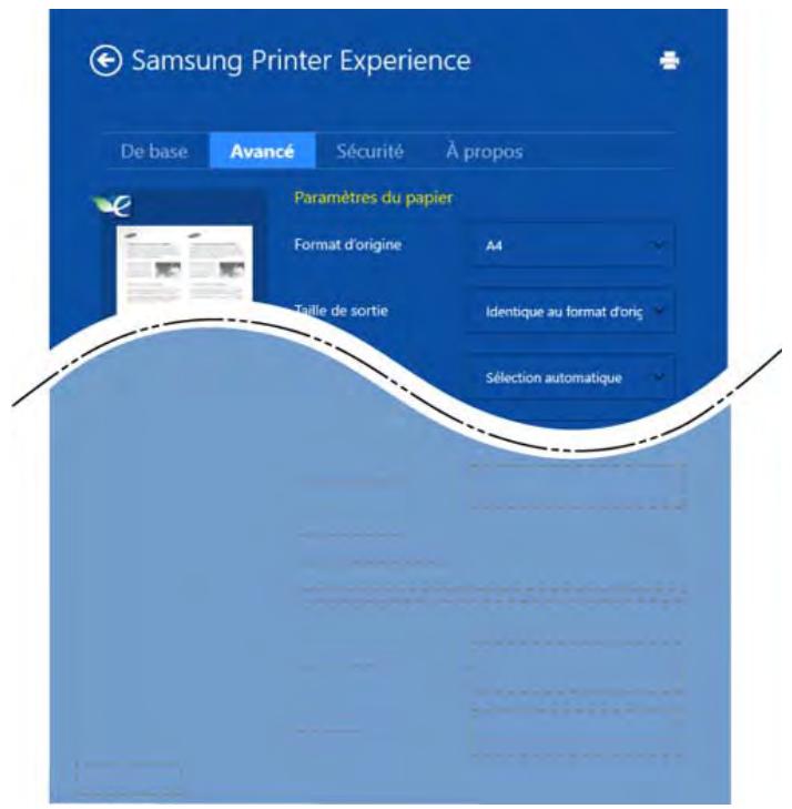 SAMSUNG Sl-/3820ND - Onglet Avancé - 1