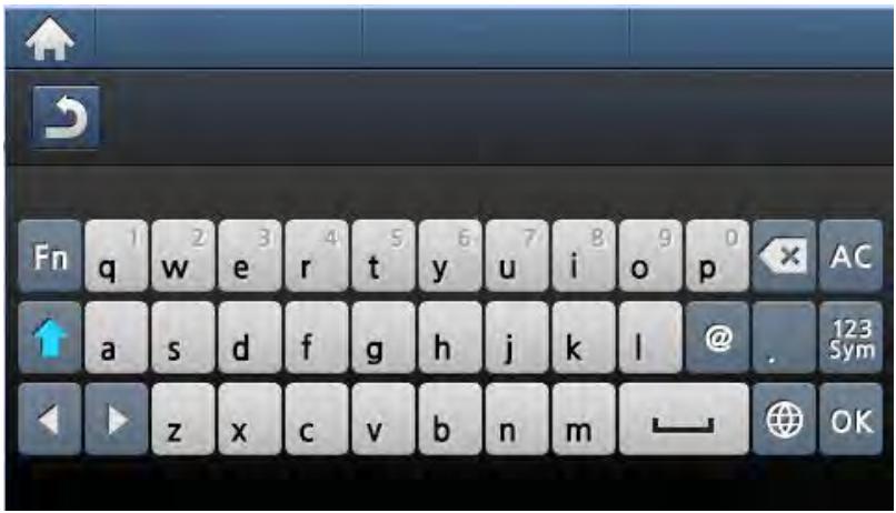 SAMSUNG Sl-/3820ND - Présentation du clavier contextuel - 2