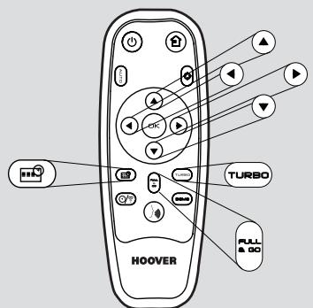 HOOVER RBCO31B/1 - À l'aide de la télécommande - 3