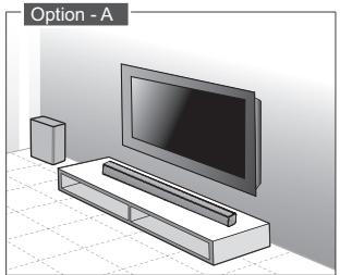 ALTEC LANSING MASTER BARRE DE SON - Positionnement - 1