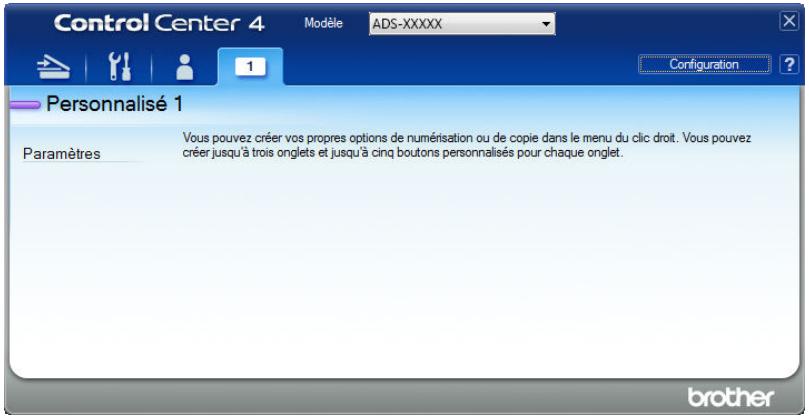 BROTHER ADS1600W - Création d'un onglet personnalisé - 2
