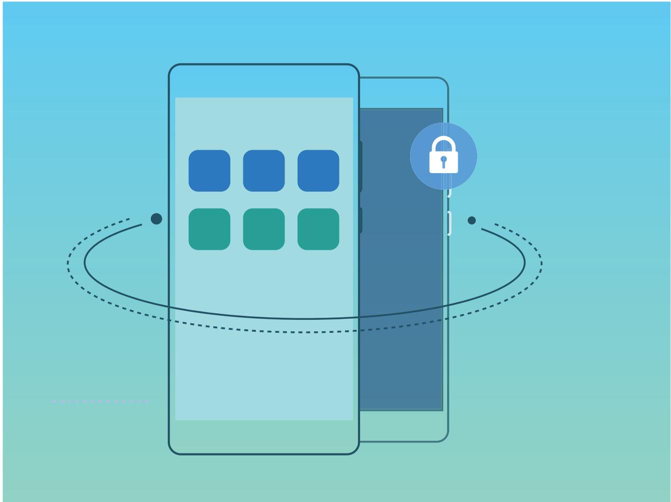 HUAWEI P30 - Espace privé : conserver vos informations personnelles dissimulées - 1