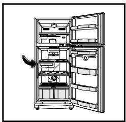 LG-GOLDSTAR GR-399SLQAC - Positionnement du contrôleur de température - 2