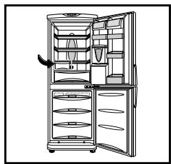 LG-GOLDSTAR GR-399SLQAC - Positionnement du contrôleur de température - 3